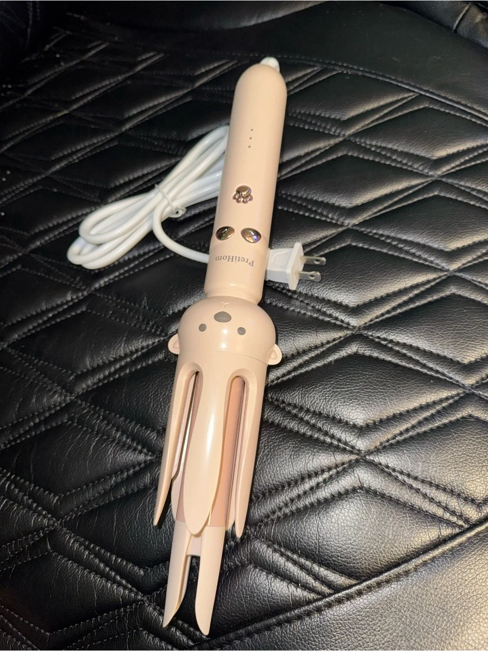 Cute White Bear Hair Curler - 28mm Automatic Curling Wand